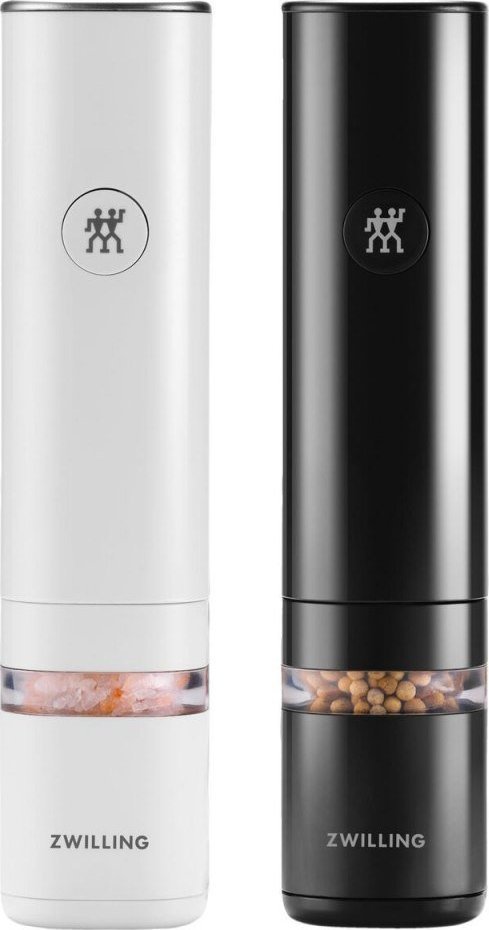 ZWILLING Enfinigy Salt & pepper grinder set Black, White Virtuves piederumi