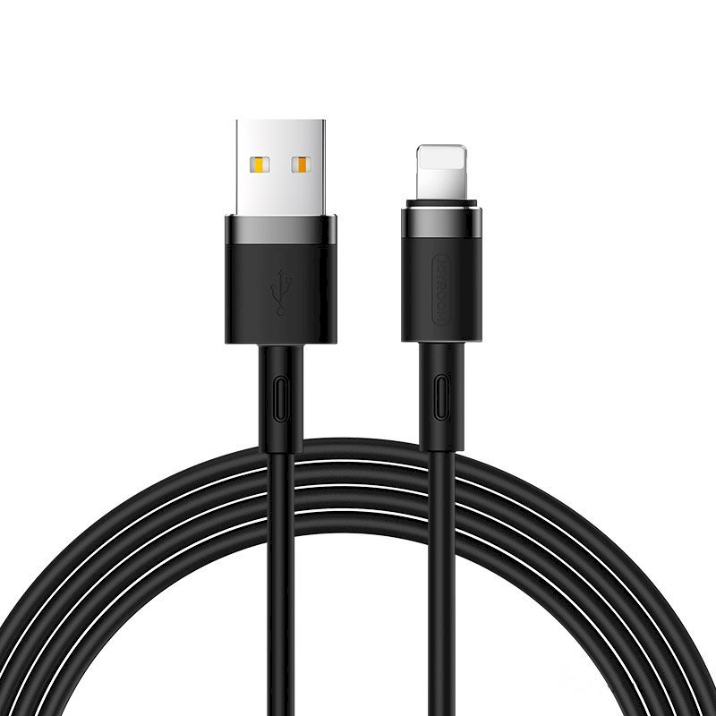 Joyroom USB - Lightning kabelis 2,4A 1,2 m (S-1224N2 Black) S-1124N2 (6941237171085) USB kabelis