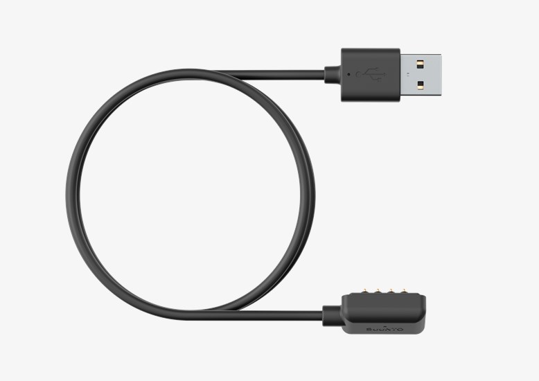 Suunto kabel zasilajacy USB Magnetic czarny Viedais pulkstenis, smartwatch