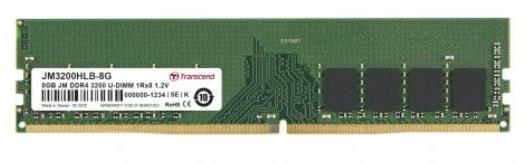 TRANSCEND 8GB JM DDR4 3200MHz U-DIMM operatīvā atmiņa