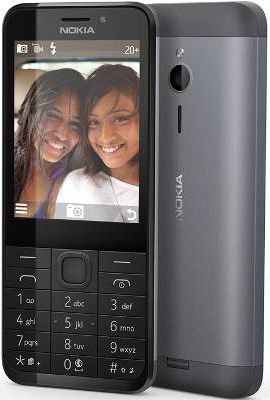 Nokia 230 DS 7.11 cm (2.8") 91.8 g Grey,Silver Feature phone Mobilais Telefons