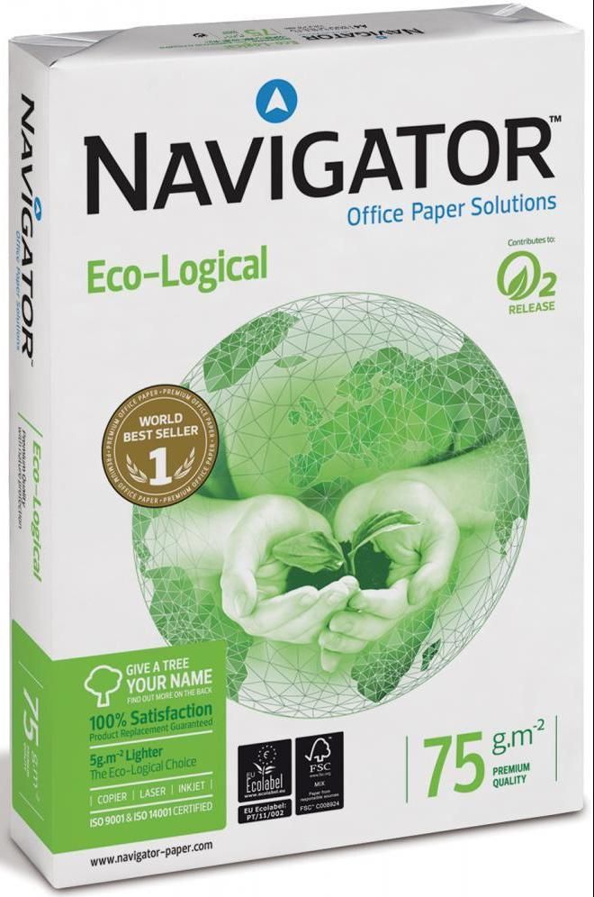 Navigator ECO-LOGICAL A4 printing paper A4 (210x297 mm) 500 sheets papīrs