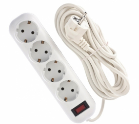 Bellight Extension cord with 4 sockets  3m 5901854565583 elektrības pagarinātājs