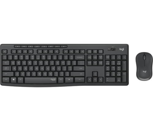 Logitech MK295 keyboard RF Wireless QWERTY Spanish Black 5099206092419 klaviatūra