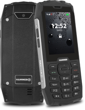 MyPhone Hammer 4 Dual silver 5902983604921 TEL000486 Mobilais Telefons