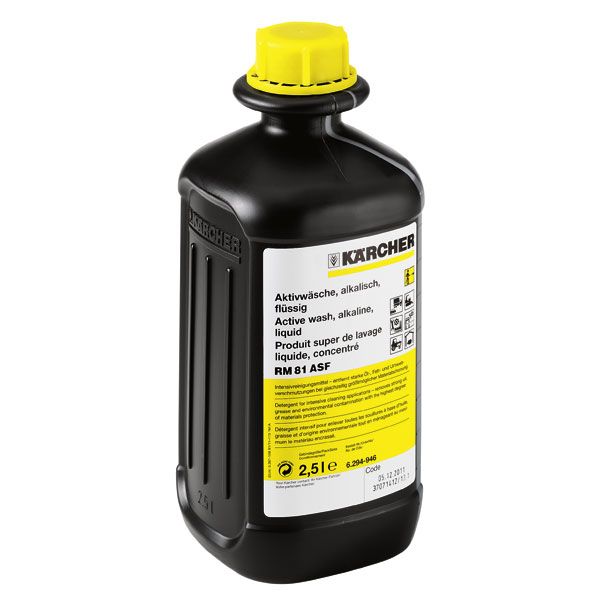 Karcher RM 81 Alkaline Active Cleaner HD / HDS 2500 ml 4039784470101 High-pressure cleaning concentrate for heavy oil, grease and mineral so aksesuārs putekļsūcējam