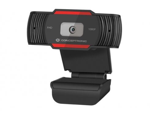 Conceptronic AMDIS 1080P Full HD Webcam mit Mikrofon web kamera