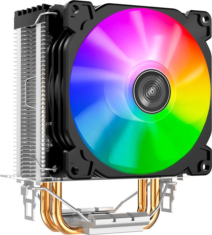 Jonsbo CR-1200 CPU-Kuhler, RGB - 92mm, schwarz procesora dzesētājs, ventilators