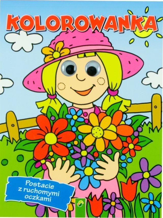 Kolorowanka -'Dziewczynka' postacie z ruch.oczkami - 148760 148760 (9783862335879)
