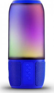 V-TAC Speaker Light LED Bluetooth Blue pārnēsājamais skaļrunis