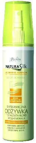 Marion Odzywka Natura Silk Blyskawiczna do wlosow blond i rozjasnionych 150 ml 78737 (5902853107378)
