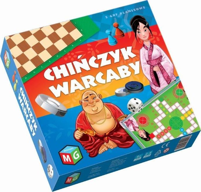 Multigra Chinczyk Warcaby MG0402 (5906395300402) galda spēle