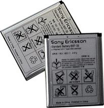 MicroSpareparts Mobile Sony Ericsson BST-33 Battery 860mAh akumulators, baterija mobilajam telefonam