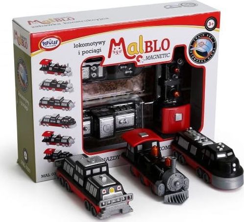 Malblo Magnetic Pociagi i lokomotywy 3+ Malblo 8603208 (0755828603208) Rotaļu mājas un slidkalniņi