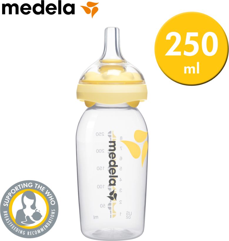 Medela Calma Feeding Bottle 250ml (ME0151) piederumi bērnu barošanai