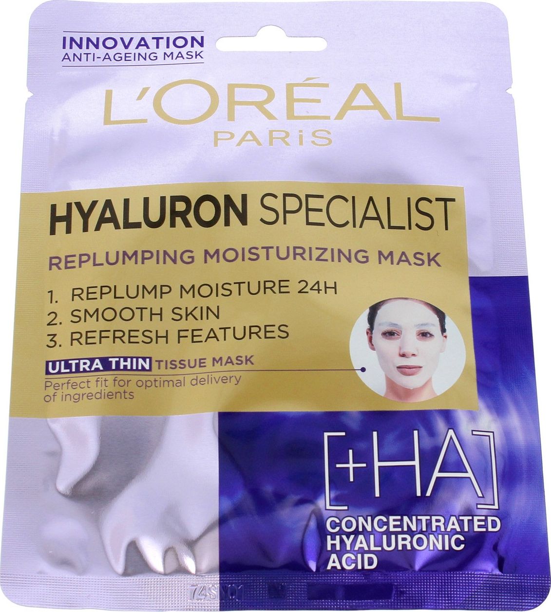 L'Oreal Paris LOREAL_Hyaluron Specialist Replumping Moisturizing Mask  30g