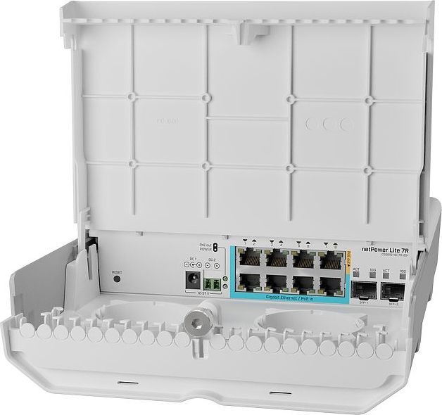 MikroTik netPower Lite 7R with 8 x  Gigabit Ethernet ports (7 datortīklu aksesuārs