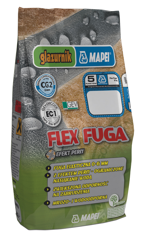 Mapei Fuga FLEX Glazurnik 112 tytan 5kg (A112) A112 Sadzīves ķīmija