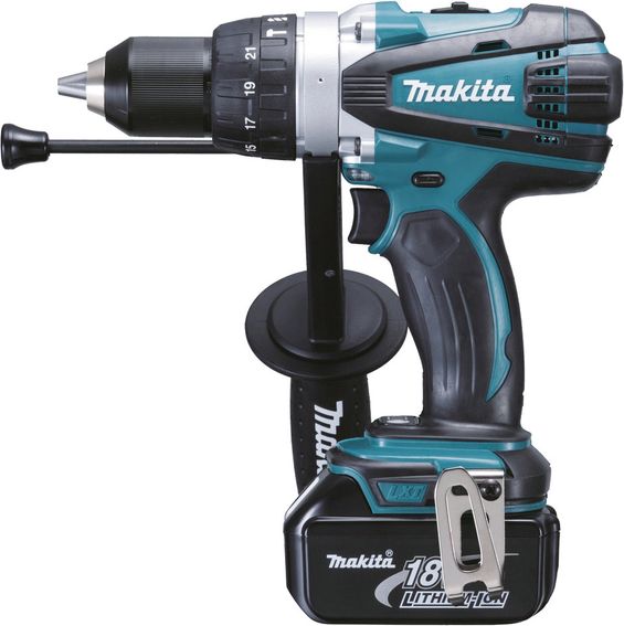 Makita DHP458RTJ drill 2000 RPM Black, Blue