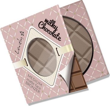 Lovely Milky Chocolate Medium Matte Face Bronzer czekoladowy matowy puder brazujacy do twarzy i ciala 9g 5901801621157 (5901801621157)