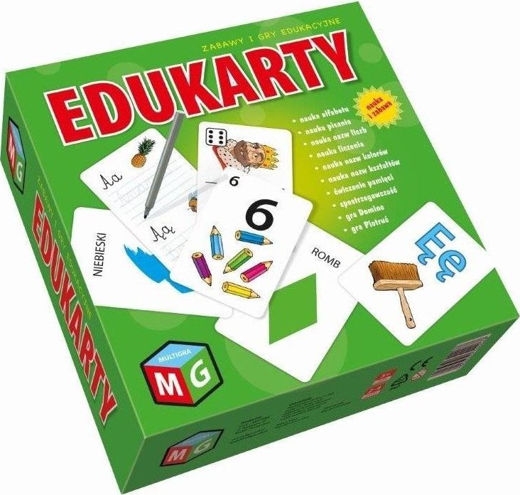 Multigra Edukarty 387420 (5906395300068) galda spēle