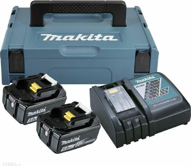 Makita Energy Kit 197624-2 2x BL1850B + DC18RC