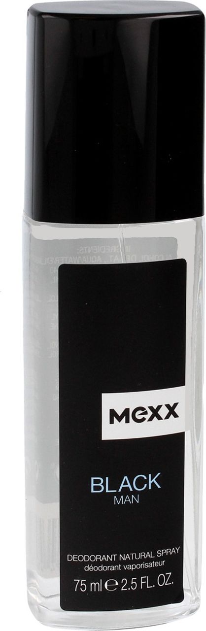 Mexx Black Man Dezodorant naturalny spray 75ml 99350077082 (3614228834674)