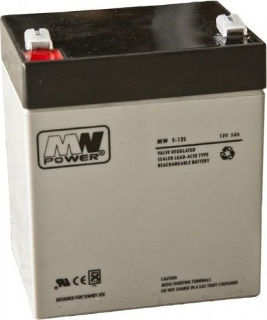 MPL Power Akumulator Elektro MWS 5-12 12V/5Ah UPS aksesuāri