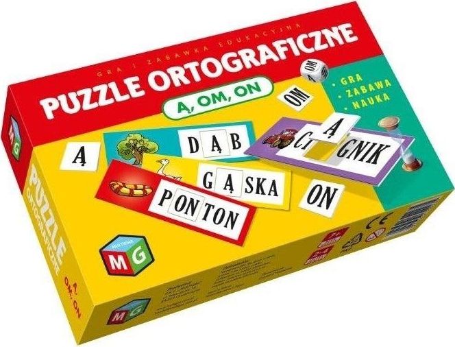 Multigra Puzzle ortograficzne A OM ON 387480 (5906395300235) galda spēle