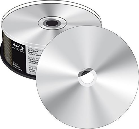 Mediarange BD-R 25 GB Blu-ray Disks (6X, 25 pieces) MR513 matricas