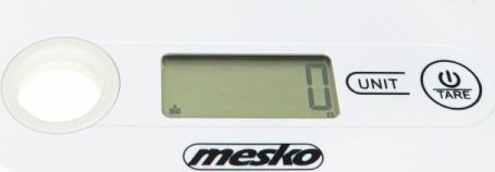 Mesko Kitchen scale MS 3159w Maximum weight (capacity) 5 kg, Graduation 1 g, Display type LCD, White virtuves svari