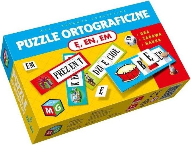 Multigra Puzzle ortograficzne E EN EM 387473 (5906395300242) galda spēle
