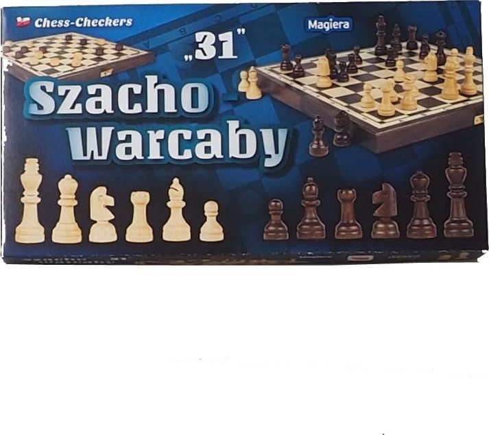 Magiera Szacho-warcaby 31cm MAGIERA SZCHO-WARCABY31 (5903292830322) galda spēle