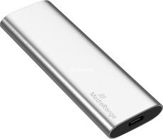 MediaRange 240 GB, external SSD (silver, USB-C 3.2 (10 Gbit / s), external) Ārējais cietais disks