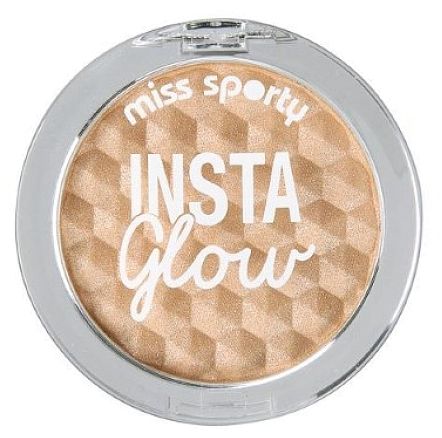 Miss Sporty Rozswietlacz do twarzy Insta Glow Highlighter 101 Golden Glow 5g kosmētika ķermenim