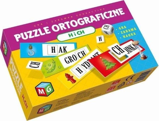 Multigra Puzzle ortograficzne H i CH 387444 (5906395300259) galda spēle