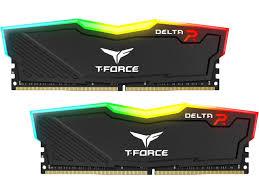 T-Force DELTA RGB - DDR4 - kit - 32 GB: 2 x 16 GB - DIMM 288-pin - unbuffered operatīvā atmiņa