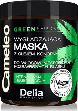 Delia Delia Cosmetics Cameleo Green Maska do wlosow wygladzajaca z olejem konopnym 250ml 715323 (5901350485323)