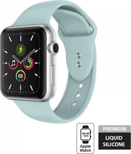 Crong Crong Liquid Band - Pasek do Apple Watch 38/40 mm (mietowy) CRG-40LQB-GRN (5907731985116)