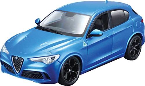 Bburago B18-21086 1:24 ALFA Romeo Stelvio, blue Rotaļu auto un modeļi