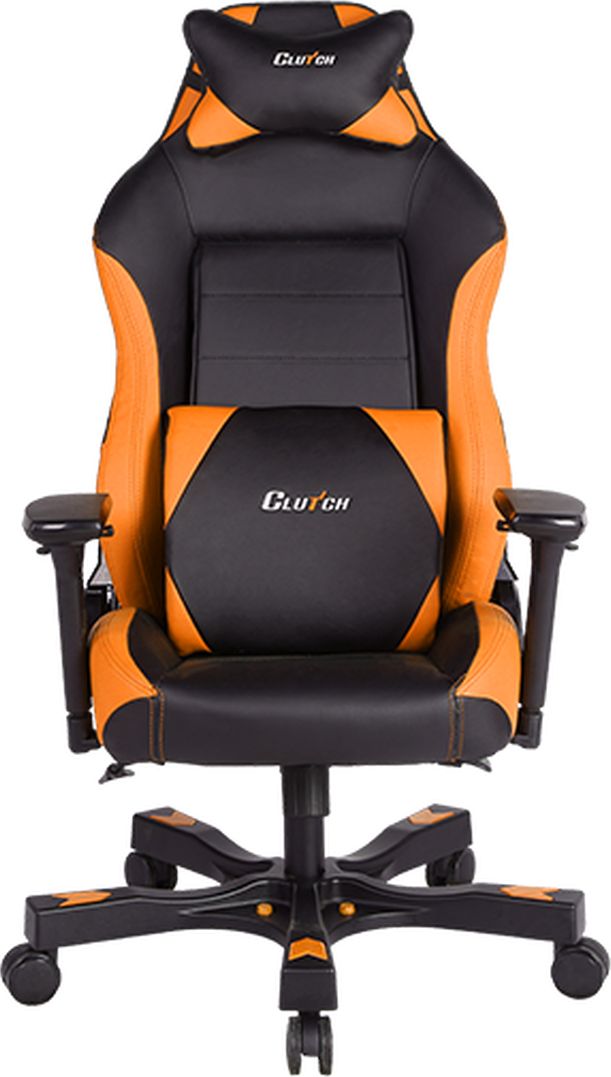 Fotel Clutch Chairz Shift Series Alpha Orange STA77BO (0629050000343) datorkrēsls, spēļukrēsls