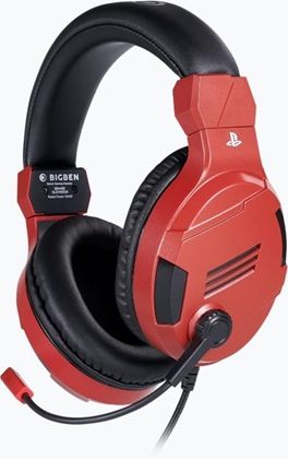 Sluchawki BigBen V3 Czerwone (PS4OFHEADSETV3RED) PS4OFHEADSETV3RED (3499550381429) austiņas
