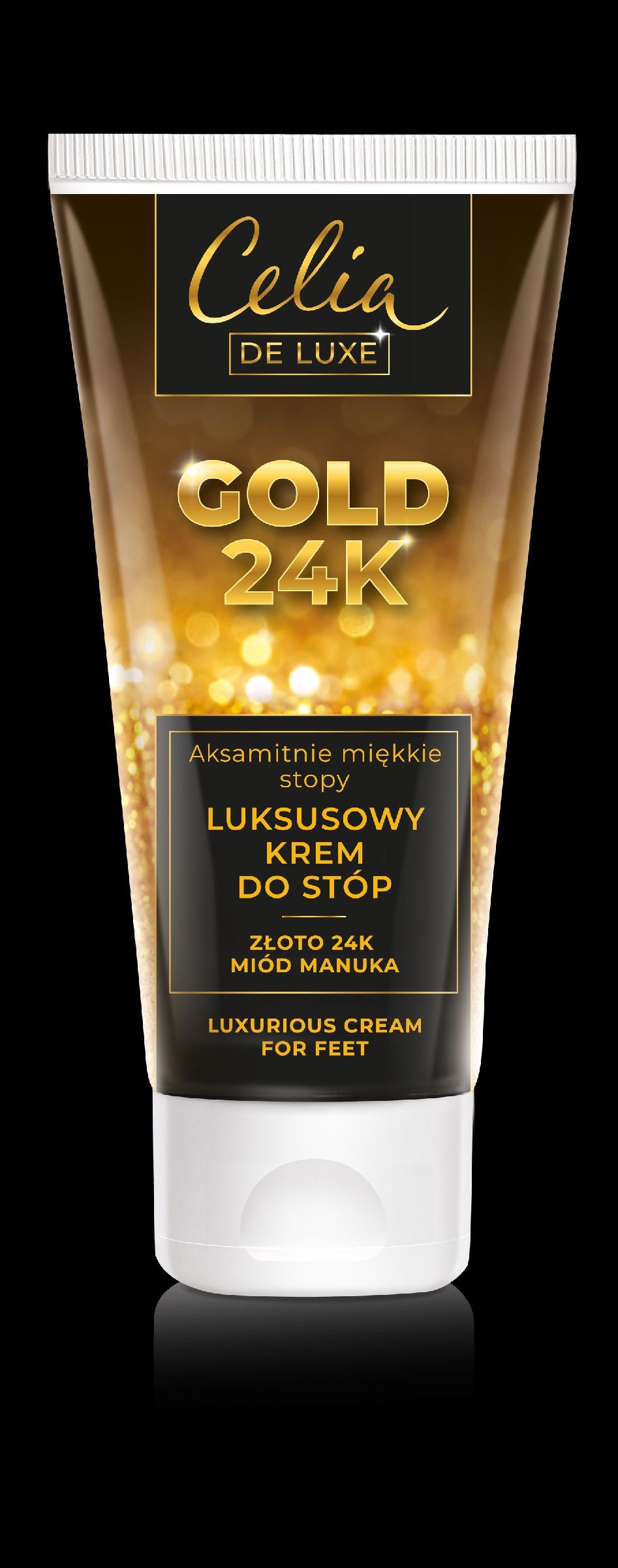 Celia De Luxe Gold 24K luksusowy krem do stop Miod Manuka 80ml 5900525065490 (5900525065490) Roku, pēdu kopšana