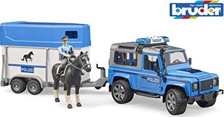 Bruder Land Rover Defender Police Vehicle - 02588 bērnu rotaļlieta