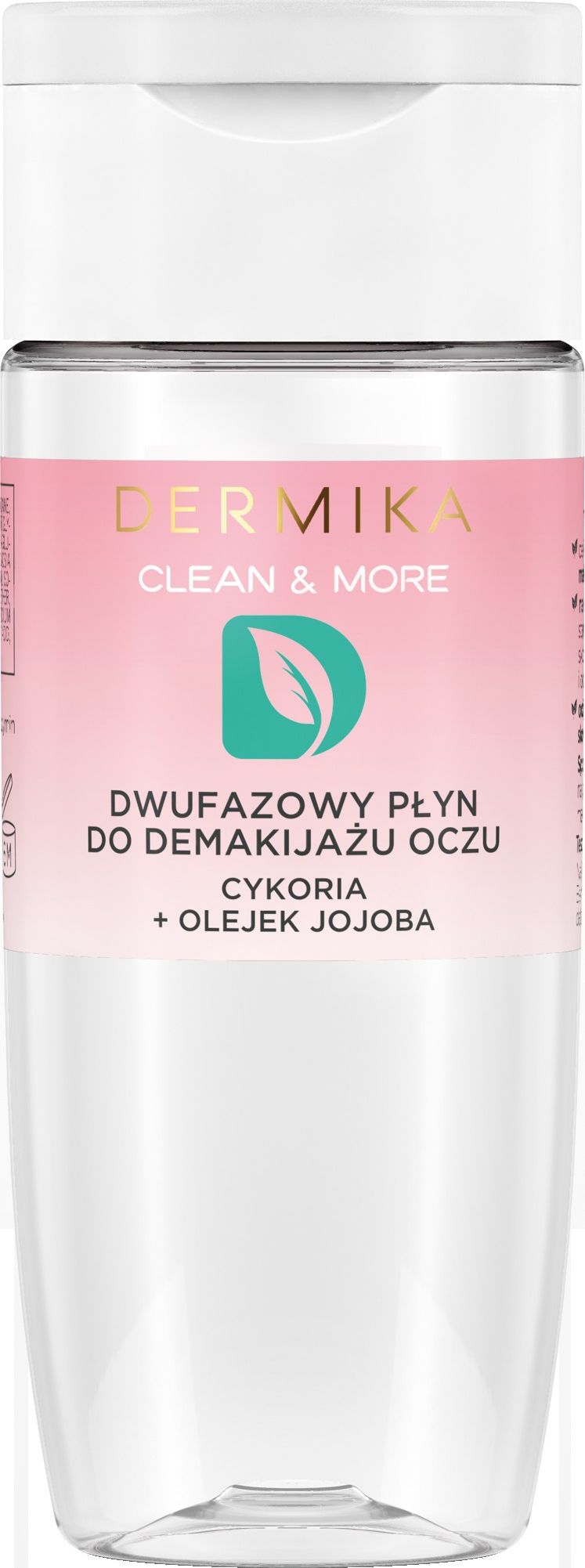 Dermika Clean & More Dwufazowy Plyn Do Demakijazu Oczu 120 ml 6351091293 (5902046765781) kosmētikas noņēmējs