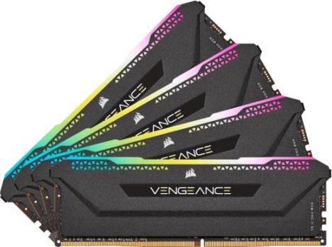 DDR4 Vengeance RGB PRO SL 32GB/3600 (4*8GB) black CL18 operatīvā atmiņa