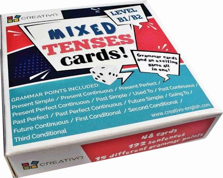 Creativo Mixed Tenses Cards Level B1/B2 CREATIVO 381061 (9788366122642) galda spēle