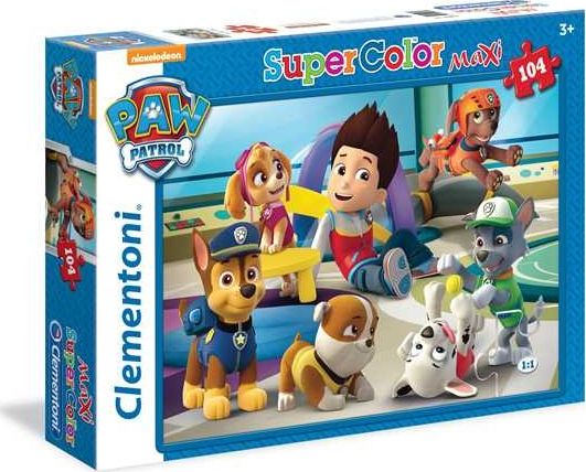 Clementoni Puzzle 104 pieces Maxi Paw Patrol puzle, puzzle