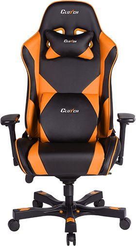 Fotel Clutch Chairz Throttle Echo Premium pomaranczowy (THE99BO) THE99BO (0629050000541) datorkrēsls, spēļukrēsls