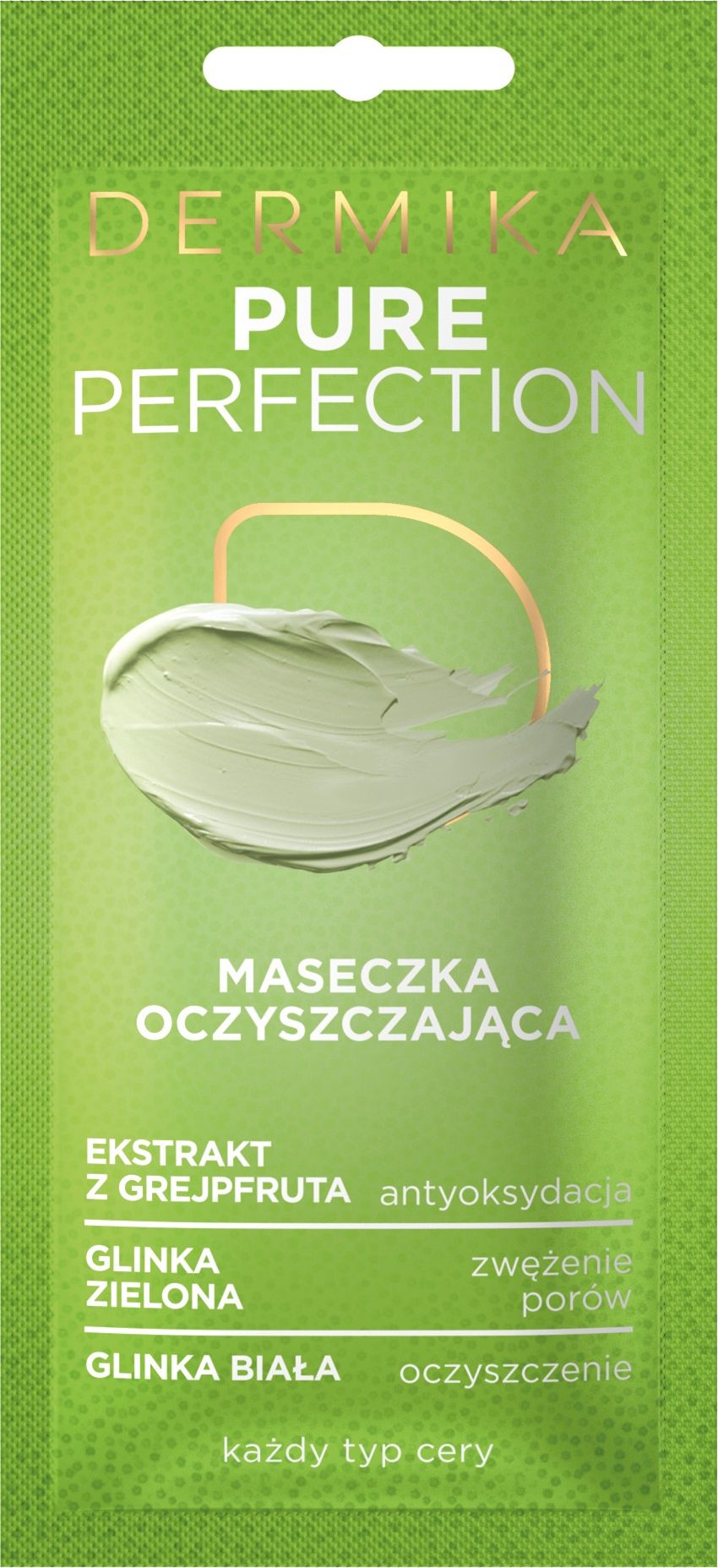 Dermika Dermika Maseczki Pieknosci Maseczka oczyszczajaca Pure Perfection 10ml 6351091289 (5902046765637)